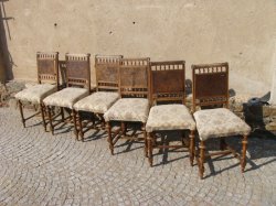 Historizující židle 6 kusů